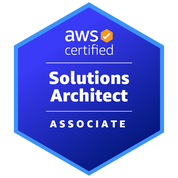 AWS Solutions Architect Associate badge