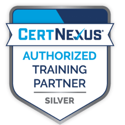 Certnexus Authorized Training Partner badge (silver level)