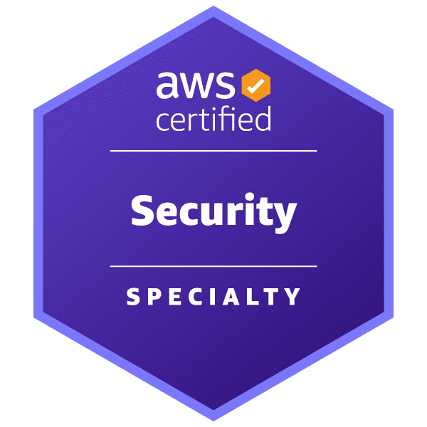 AWS Certified Security Specialty badge